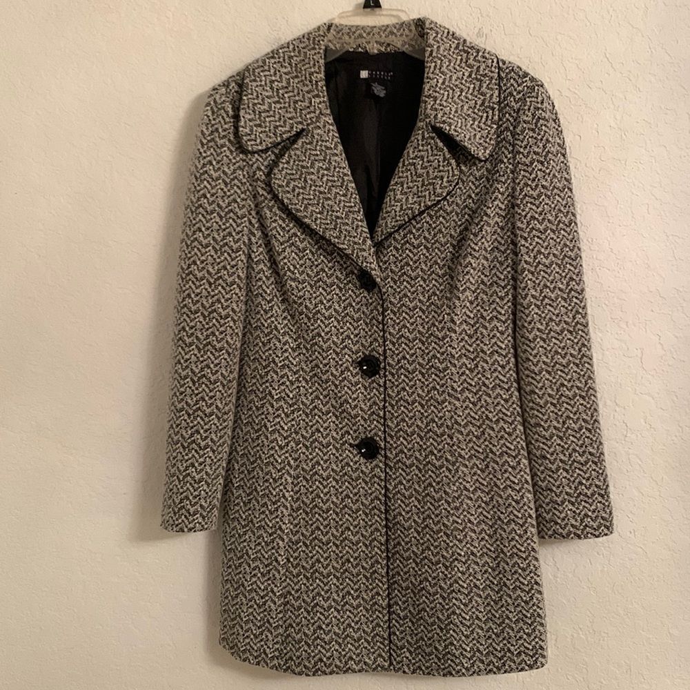 Carole Little Lightweight Long Blazer Jacket Size S